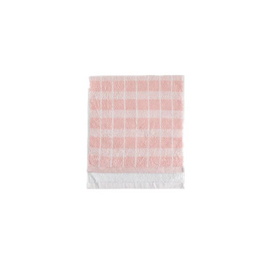 1 db 34x75cm 100% pamut klasszikus kockás otthoni fürdőszobai puha kéztörlő felnőtt arcápoló törlőkendő