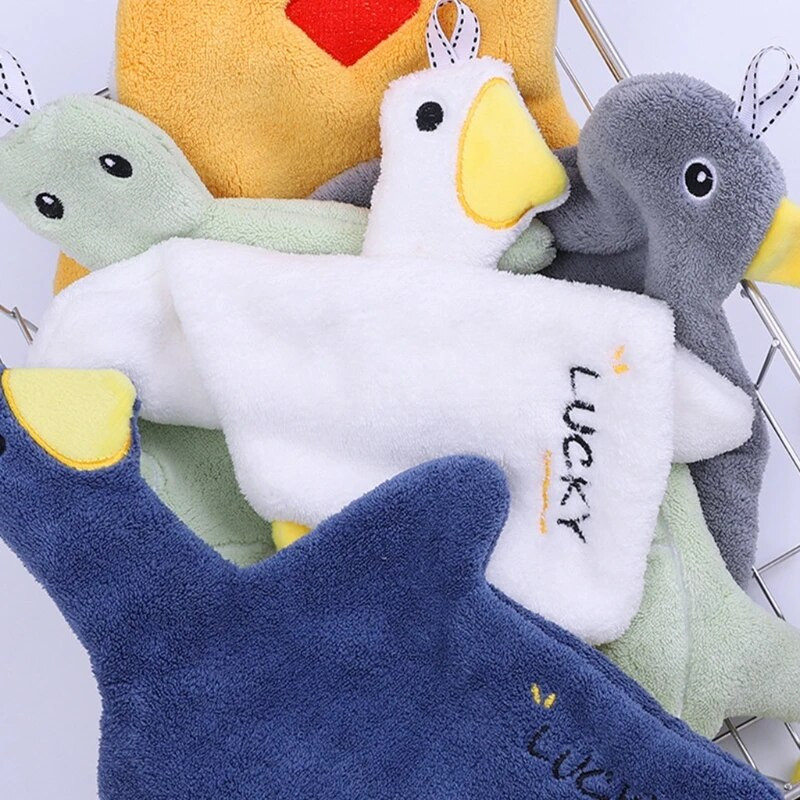 KX4B Smiješni rupčić Krpa za pranje Ručnik Kupaonica Kuhinjski ukras Obrišite čistu krpu