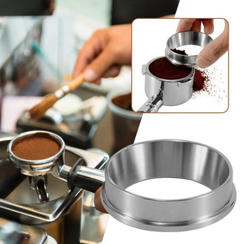 Δακτύλιος δοσομέτρησης καφέ 58 mm 304 από ανοξείδωτο ατσάλι Δακτύλιος μέτρησης καφέ Σκόνη καφέ για Espresso Barista Funnel Espresso Barista