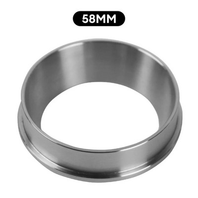 58 мм Пръстен за дозиране на кафе Пръстен за дозиране на кафе от неръждаема стомана 304 Кафе на прах за фуния за еспресо бариста Инструмент за еспресо бариста