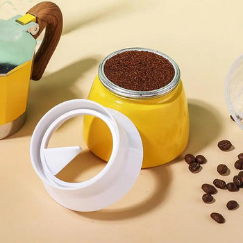 Νέο Coffee Tamper For Moka Pot Rotary Powder Dosing Ring Coffee Distributor Leveler Εργαλεία Espresso Αξεσουάρ κουζίνας