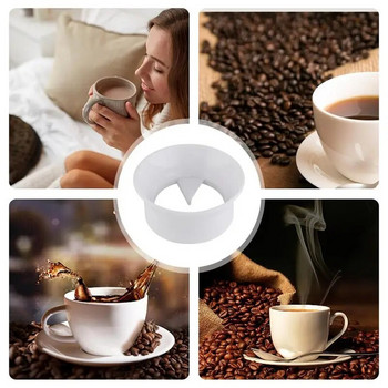 Нов тампон за кафе за тенджера Moka Ротационен пръстен за дозиране на прах Разпределител за кафе Нивелатор Инструменти за еспресо Кухненски аксесоари