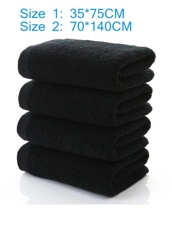 Кърпи Премиум черни кърпи за ръце - 100% памук, ултра меки и силно абсорбиращи, 600 GSM кърпи за ръце, кърпи за ръце с качество на хотел и спа