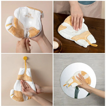 Сладка котешка кърпа за ръце за дете Супер абсорбираща кухненска кърпа от микрофибър Високоефективна кърпа за почистване на съдове Кухненски инструменти Ne