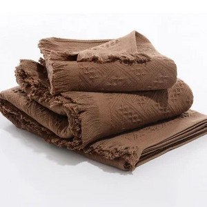 2023. Novi obiteljski ručnici za tuširanje u japanskom stilu Kupaonski čvrsti upijajući ručnik za ruke Pamučni ručnik za kupanje s resicama handdoeken