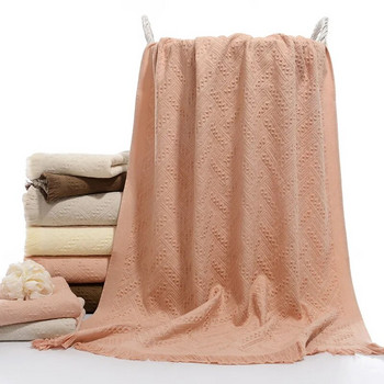 2023 Нови семейни кърпи за душ в японски стил Баня Твърда абсорбираща кърпа за ръце Памучна плажна кърпа за баня с пискюл handdoeken