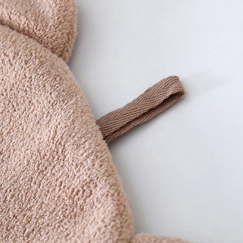 Crtani medvjed Ručnik za ruke za djecu Meki koraljni baršun Brzo upijajući rupčić za brisanje Kupaonica Krpe za čišćenje Ručnici