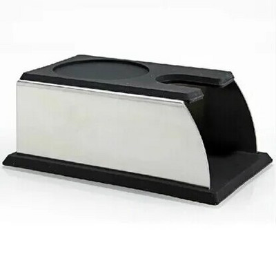 Erős rozsdamentes acél szilikon eszpresszó kávé szabotázs állvány Barista szerszám döngölő tartó állvány polc kávé