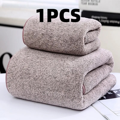 debeli bambus ugljen koraljni baršunasti ručnik za kupanje za odrasle Mekani upijajući ručnik za kućanstvo od ugljičnih vlakana od bambusa