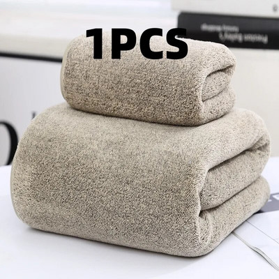 debeli bambus ugljen koraljni baršunasti ručnik za kupanje za odrasle Mekani upijajući ručnik za kućanstvo od ugljičnih vlakana od bambusa