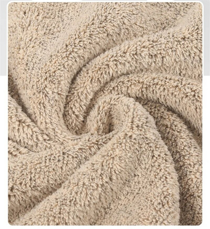 debeli bambus ugljen koraljni baršunasti ručnik za kupanje za odrasle Mekani upijajući ručnik za kućanstvo od ugljičnih vlakana od bambusa