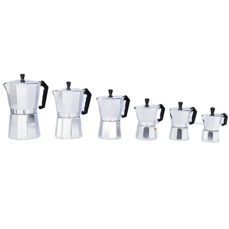 Aparat za kavu od legure Moka Lonac 50ml 100ml 150ml 300ml 450ml 600ml Espresso perkolator Lonac Mocha Lonac za kavu