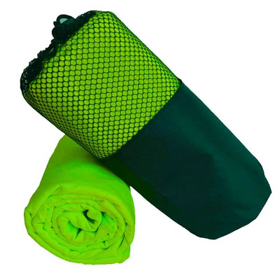 Zipsoft Sportski ručnici Ručnik za plažu Mrežasta torba od mikrovlakana Brzosušeća putna deka Plivanje Kampiranje Joga prostirka Božić2021