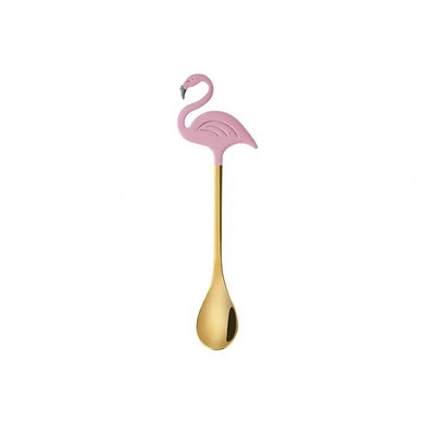 Flamingo od nehrđajućeg čelika Žlica za kavu Posuđe Žličice za sladoled Pribor za miješanje Potrepštine za zabavu ukrasna žličica