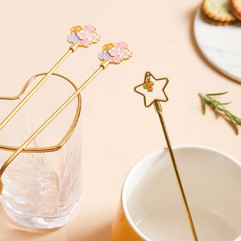 Κουτάλι καφέ Sakura Χαριτωμένο από ανοξείδωτο ατσάλι λουλούδι κουτάλι επιδόρπιο σνακ Παιδική σέσουλα παγωτό κουτάλι κούπα τσαγιού κουτάλι σερβίτσιο κουζίνας