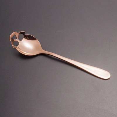 1 komad posuđa u stilu lubanje za grickalice, poliranje za zabavu, mala žličica za čaj, kavu, žlica od nehrđajućeg čelika, žlica za sladoled i desert