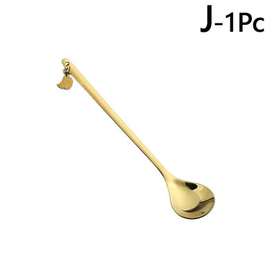 1 бр. Коледна висулка Понички от неръждаема стомана Бонбони Лъжица Вилици Кухненски прибори Мляко Кафе Лъжици за разбъркване Лъжица за десертна торта