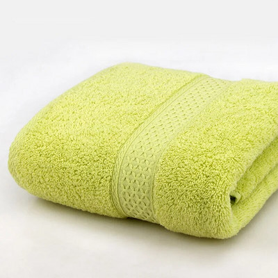 1 БР. Памучна абсорбираща кърпа за баня, голяма 70*140 см, плътна, бързосъхнеща, 17 цвята, мека плажна кърпа за баня, дебела спа кърпа за възрастни