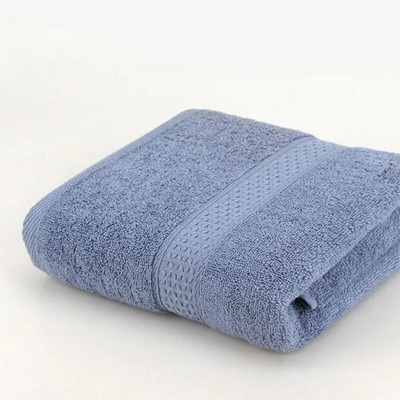 1 БР. Памучна абсорбираща кърпа за баня, голяма 70*140 см, плътна, бързосъхнеща, 17 цвята, мека плажна кърпа за баня, дебела спа кърпа за възрастни