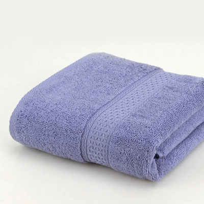 1 БР. Памучна абсорбираща кърпа за баня, голяма 70*140 см, плътна, бързосъхнеща, 17 цвята, мека плажна кърпа за баня, дебела спа кърпа за възрастни