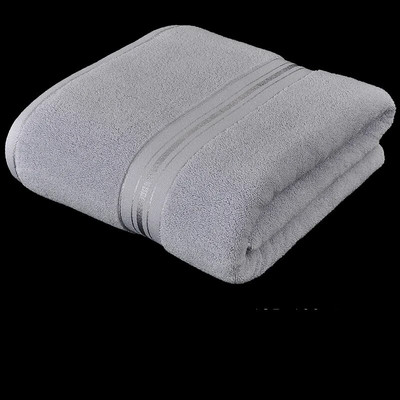 SEMAXE fürdőlepedő háztartási 100*185 cm-es nagyobb pamut törölköző, nedvszívó, vastagabb férfi és női párok, puha törölközők fürdőszoba, szürke