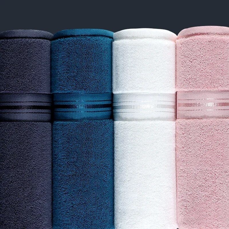 SEMAXE fürdőlepedő háztartási 100*185 cm-es nagyobb pamut törölköző, nedvszívó, vastagabb férfi és női párok, puha törölközők fürdőszoba, szürke