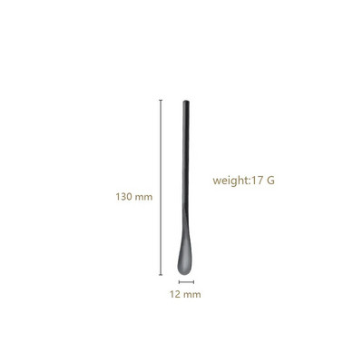 Nerūdijančio plieno 304 ilgas kotas kavos šaukštas Desertas mažas vaisių šakutė peilis ledo šaukštas maišytuvas arbatos maišymo šaukštas virtuvės stalo reikmenys