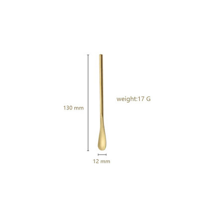 Nerūdijančio plieno 304 ilgas kotas kavos šaukštas Desertas mažas vaisių šakutė peilis ledo šaukštas maišytuvas arbatos maišymo šaukštas virtuvės stalo reikmenys