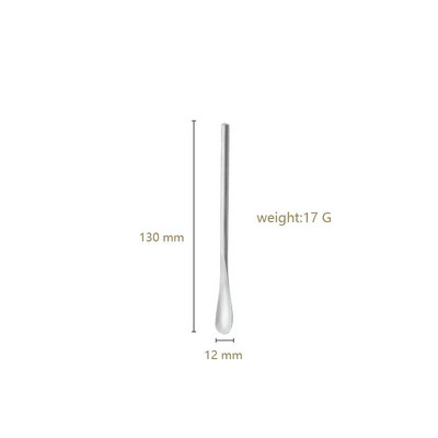 Nerūdijančio plieno 304 ilgas kotas kavos šaukštas Desertas mažas vaisių šakutė peilis ledo šaukštas maišytuvas arbatos maišymo šaukštas virtuvės stalo reikmenys