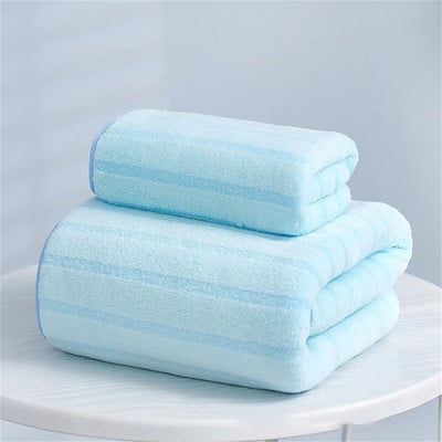 Hibobi Coral Velvet upijajući set ručnika za lice za odrasle Mekana udobna kupaonica, upija vodu i nije je lako skinuti