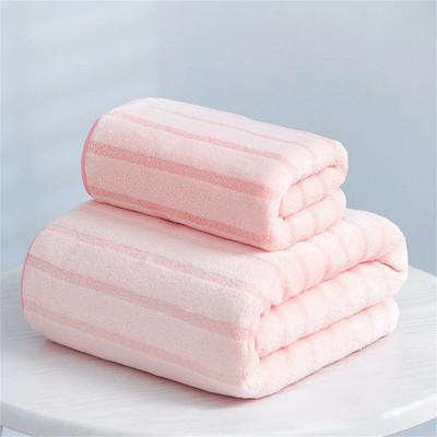 Hibobi Coral Velvet upijajući set ručnika za lice za odrasle Mekana udobna kupaonica, upija vodu i nije je lako skinuti