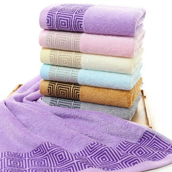 Комплект кърпи за баня от бамбукови влакна, кърпа за баня с геометричен модел за възрастни, лице и ръце, хавлиена кърпа, кърпа за спорт за пътуване