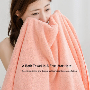 Ανδρική γκρι βαμβακερή πετσέτα μπάνιου μεγάλου μεγέθους Γυναικεία ροζ βαμβακερή ενήλικες Αύξηση πάχους Κατηγορίας σπιτιού Μπάνιο Ξενοδοχείου Απορροφητική πετσέτα για παιδιά