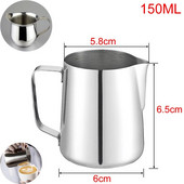 150 ml 90 ml 60 ml japoniško stiliaus Expresso nerūdijančio plieno virtuvės amatininkų kavos putojimo pieno latės ąsotis