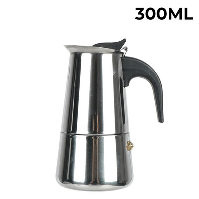 Mocha Espresso Latte Stovetop Filter 2/4/6/9 šalica Lonac za aparat za kavu Posuda za kavu od nehrđajućeg čelika za kuhinju Moka aparat za kavu