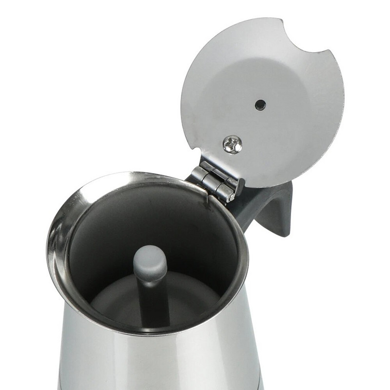 Mocha Espresso Latte Stovetop Filter 2/4/6/9 šalica Lonac za aparat za kavu Posuda za kavu od nehrđajućeg čelika za kuhinju Moka aparat za kavu