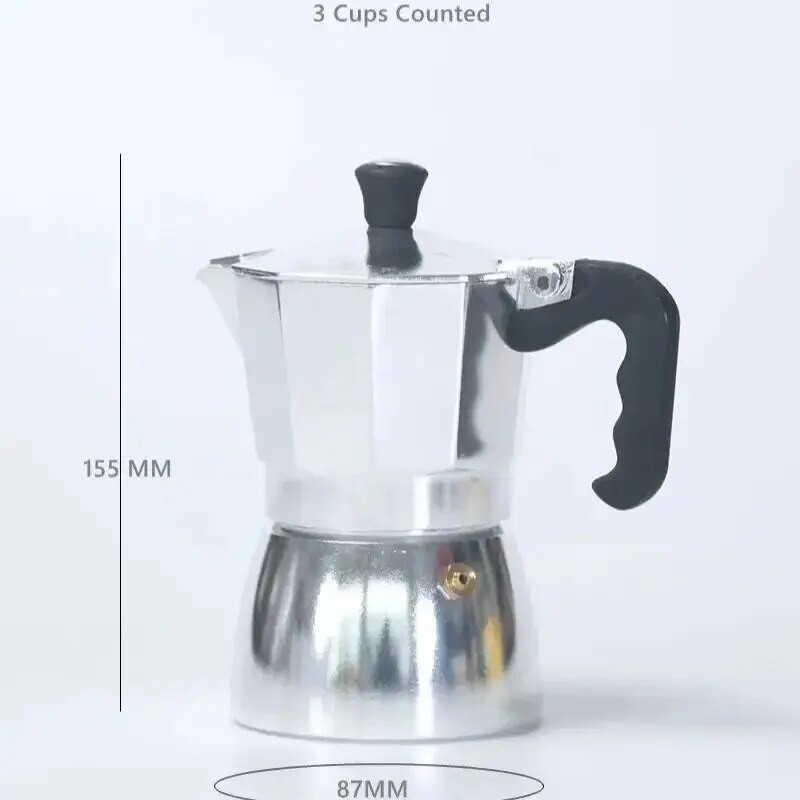 150ml Espresso Maker Moka Pot Classic Italian Cafe Tools