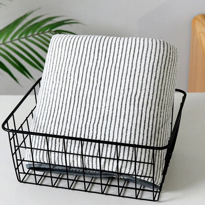 Комплект сиви кърпи от бамбукови влакна Домашни кърпи за баня за възрастни Абсорбираща дебела скандинавска кърпа за баня JFX002