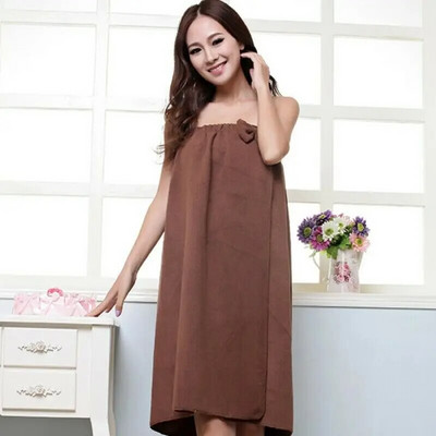 Bowknot Микрофибърни влакна Баня Beach SPA Абсорбираща кърпа Wrap Хавлиена кърпа