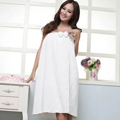 Bowknot Микрофибърни влакна Баня Beach SPA Абсорбираща кърпа Wrap Хавлиена кърпа