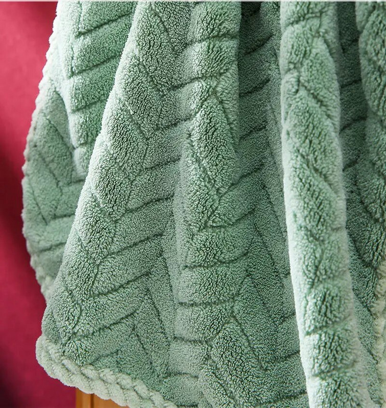 Podebljani veliki ručnik za kupanje, ručnik od ultrafinih vlakana, mekani i visoko upijajući ručnik za žene i muškarce, frizerski saloni za uljepšavanje