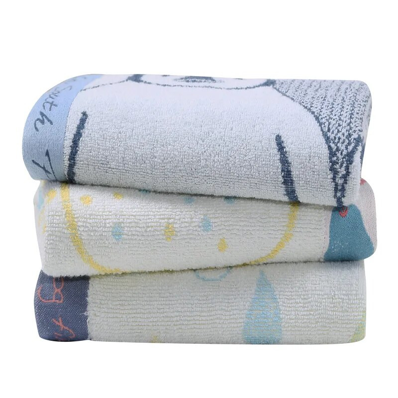 Veliki pamučni ručnik za tuširanje Debeli ručnici Kućna kupaonica Hotel Za odrasle Djecu Upijajući ručnik za lice Kupaonski ručnici 50*100CM
