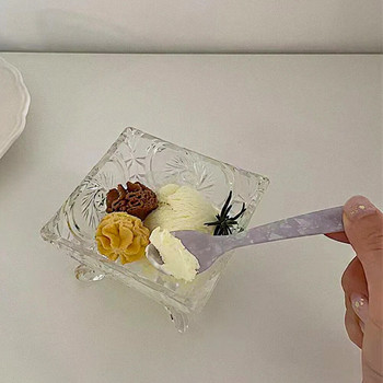 11 εκατοστά πολύχρωμο ακρυλικό παγωτό Κρέμα για καφέ χαβιάρι κουτάλια ανακατεύοντας κουτάλια επιδόρπιο κουταλάκι του γλυκού Crafts Kitchen Tool Photo Props