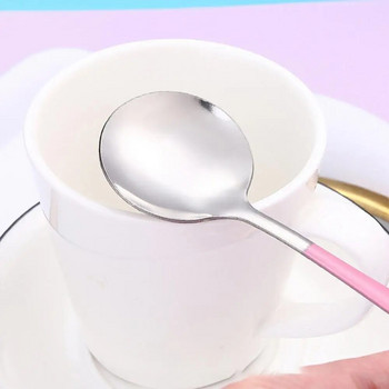 Лъжици за сладолед Чай Десерт Кафе Супа Лъжица За хранене Смесване Разбъркване Чаена лъжица Мед Лъжица Коктейлни лъжици Бар Кухненски инструменти