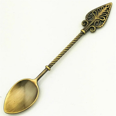 Vintage uzorak Žlica za kavu s dugom drškom Žlica za desert Žličica za čaj Žličica za juhu Izvrsno kuhinjsko posuđe Žličica Dekor