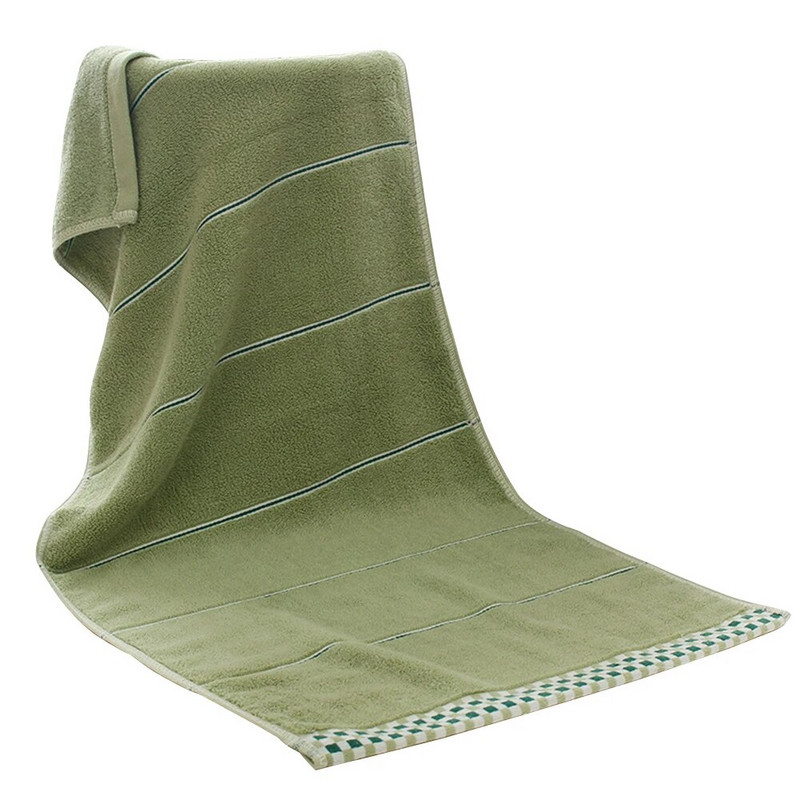 Sportski Ručnik za kupanje Tuš Fitnes Plaža Mekani pamuk Prijatan za kožu Debeli prugasti upijajući vodu Kućni dar Brzo sušeći Veliki