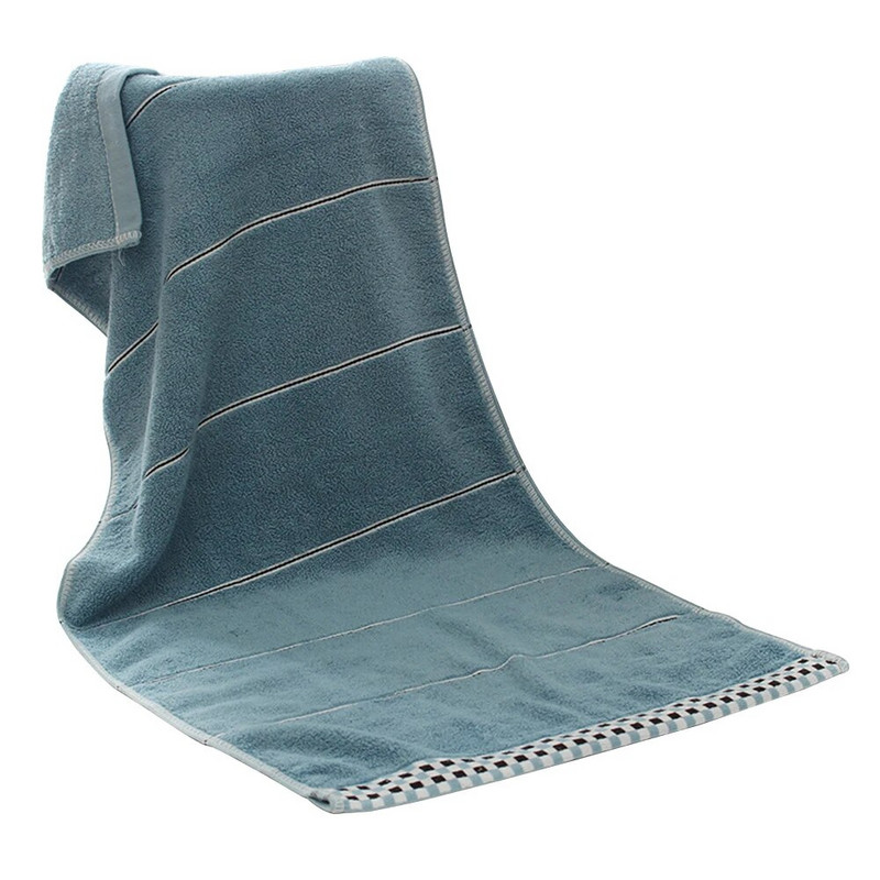 Sportski Ručnik za kupanje Tuš Fitnes Plaža Mekani pamuk Prijatan za kožu Debeli prugasti upijajući vodu Kućni dar Brzo sušeći Veliki