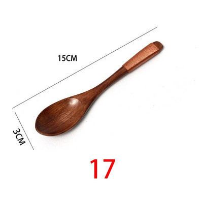 Drvena žlica Drvena japanska dugačka ručka za miješanje kave Čaj Žlica za desert Žličica za miješanje juhe Kuhinjsko posuđe