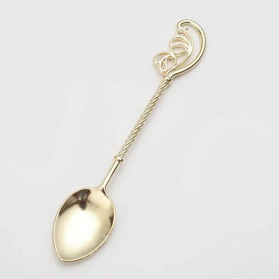 Креативна антична реплика Персонализирано многофункционално кафе Сладолед Смесена десертна лъжица Ръчно изработена декорация на маса Кухненски инструменти