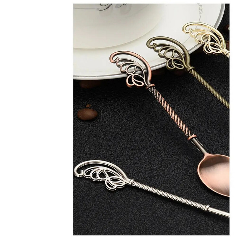 Креативна антична реплика Персонализирано многофункционално кафе Сладолед Смесена десертна лъжица Ръчно изработена декорация на маса Кухненски инструменти